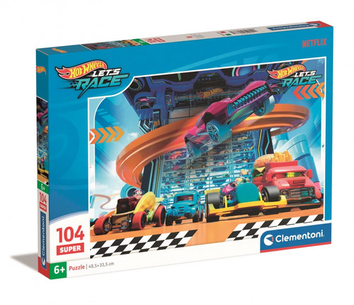 Clementoni Children's Puzzle Hot Wheels Let's Race 104pcs 6+