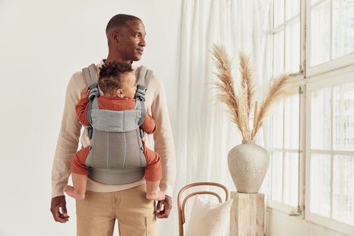 BABYBJORN Baby Carrier Harmony 3D Mesh, Grey beige, 0-3y