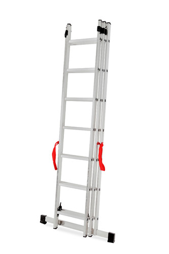 AW Aluminium Ladder Basic 3x7 Steps 150kg