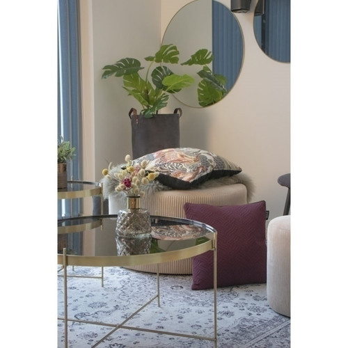 Mirror Jersey 80cm, round, gold