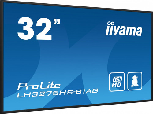 IIYAMA 32" Monitor LH3275HS-B1AG 24/7 IPS ANDROID 11 FHD
