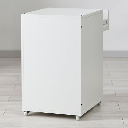 FRIIDROTT Drawer unit on castors, white, 35x56 cm