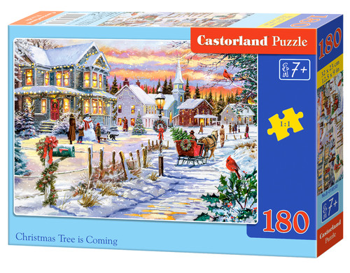 Castorland Children's Puzzle Christmas Tree Is Coming 180pcs 7+