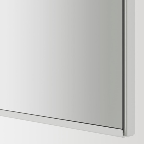 ENHET Mirror cabinet with 2 doors, white, 80x30x75 cm