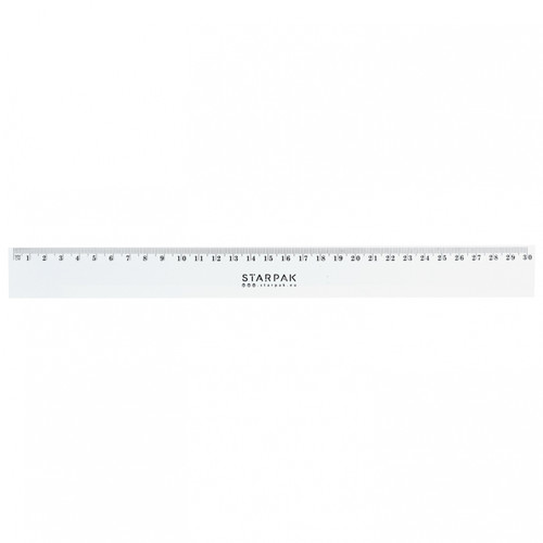 Starpak Plastic Ruler 30cm