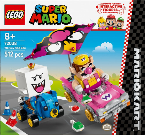 LEGO Super Mario Mario Kart Wario and King Boo 8+