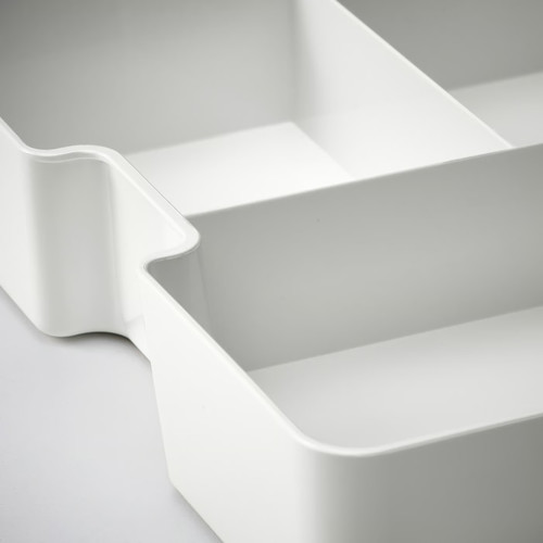 KUGGIS Insert with 5 compartments, white