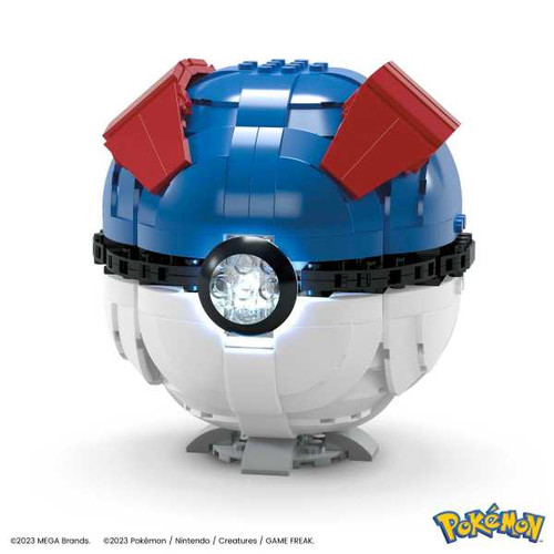 MEGA Pokémon Jumbo Great Ball Building Kit With Lights HMW04 10+