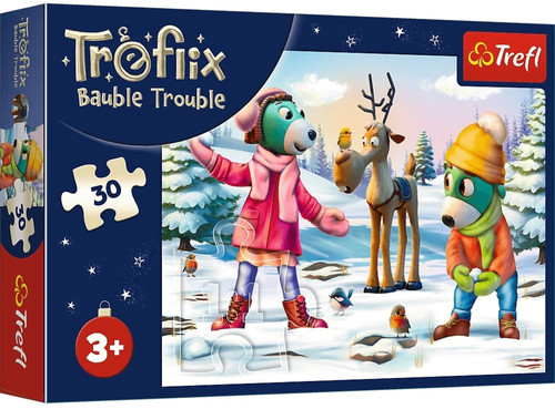 The Treflik Family Children's Jigsaw Puzzle Christmas Time 30PCS 3+