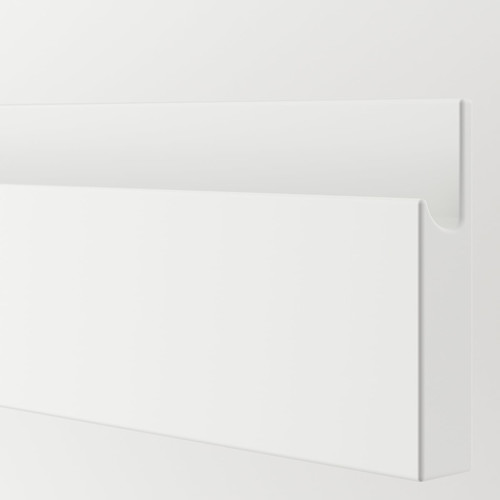 VOXTORP Drawer front, matt white, 2 pack, 60x10 cm