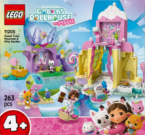 LEGO Gabby's Dollhouse Sweet Treat Mountain & Kitty Garden 4+