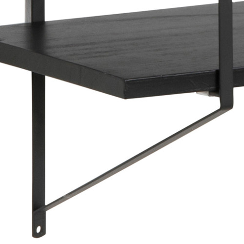 Wall Shelf Combination Belfast 2, grey/black