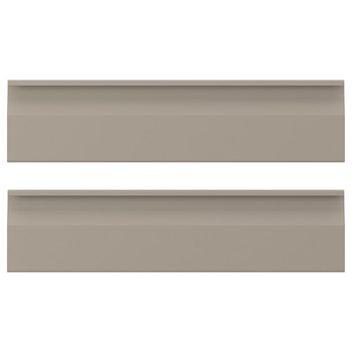 UPPLÖV Drawer front, matt dark beige, 40x10 cm