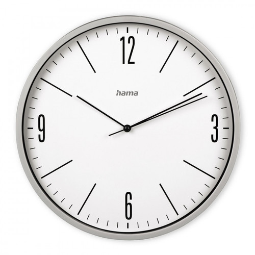 Hama Wall Clock Elegante, grey