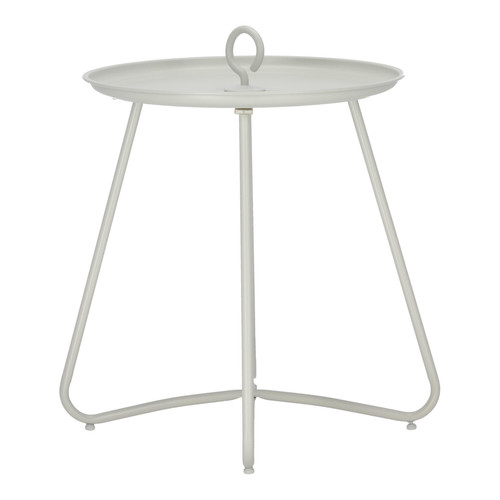 Metal Side Table Harpin, grey