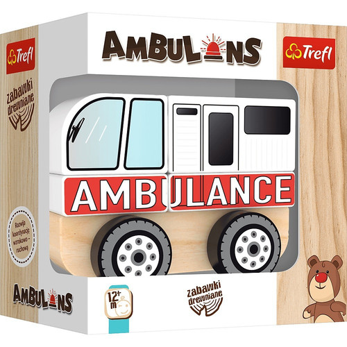 Trefl Wooden Ambulance 12m+