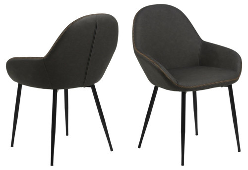Dining Chair Candis Dove Grey PU