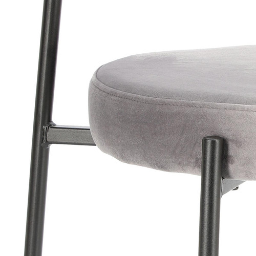 Chair Camile Velvet, grey