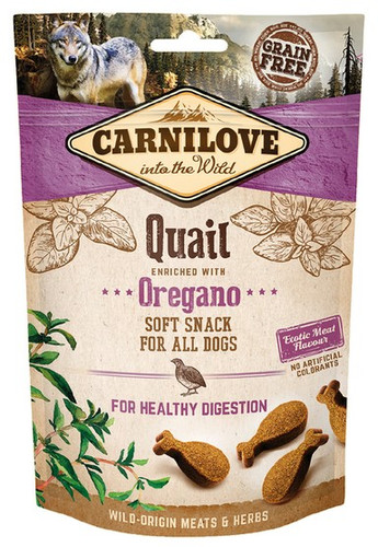 Carnilove Dog Snack Fresh Soft Quail+Oregano 200g