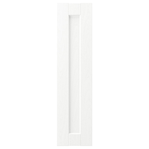 ENKÖPING Door, white wood effect, 20x80 cm