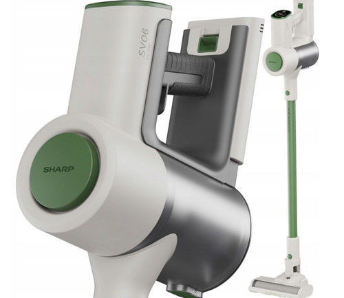 Sharp VC-SV06AEU-G Cordless Stick Vacuum Cleaner