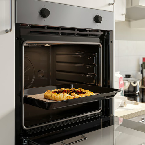 LAGAN Oven, stainless steel colour
