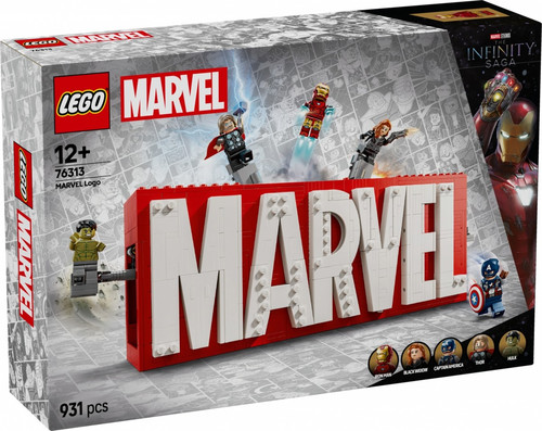 LEGO Super Heroes MARVEL Logo & Minifigures 12+