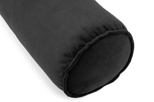 Decorative Velvet Cushion 50 cm, black