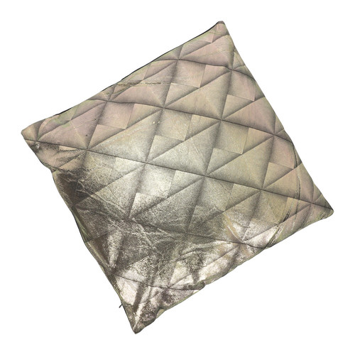 Cushion Geometry 45x45cm, velvet, black