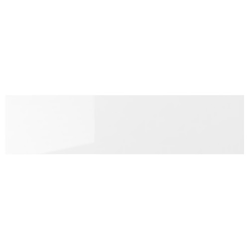 RINGHULT Drawer front, high-gloss white, 80x20 cm