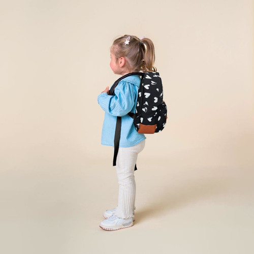 Kidzroom Children's Backpack Black&White Hearts