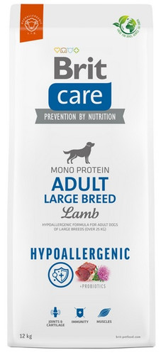 Brit Care Hypoallergenic Adult Large Lamb Dry Dog Food 12kg