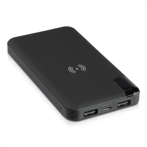 V-TAC Powerbank Power Bank 8000 mAh 2.1A Wireless, black