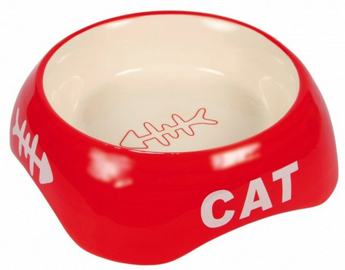 Trixie Cat Ceramic Bowl 0.2L, assorted colours