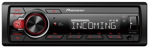 Pioneer Car Radio 1-DIN Receiver with DAB/DAB+, Bluetooth MVH-330DAB