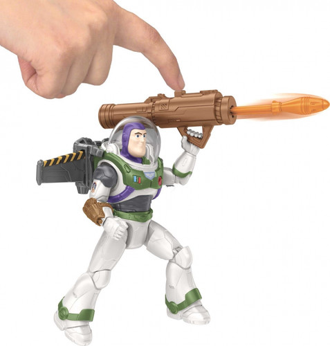 Disney Pixar Lightyear Mission Equipped Buzz Lightyear Action 5" Figure HHJ86 4+