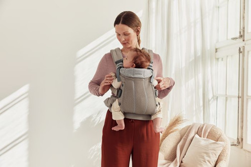 BABYBJORN Baby Carrier Harmony 3D Mesh, Grey beige, 0-3y
