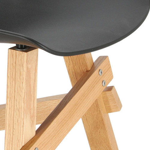 Chair Rail, oak/black