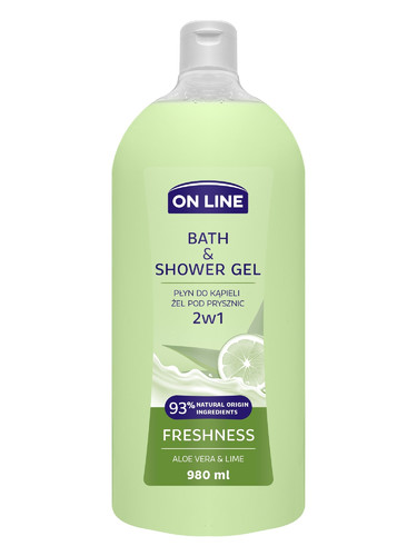 On Line 2in1 Bath & Shower Gel Freshness 980ml