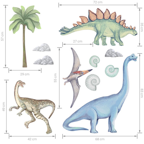 Wall Sticker Set - Dinosaurs II
