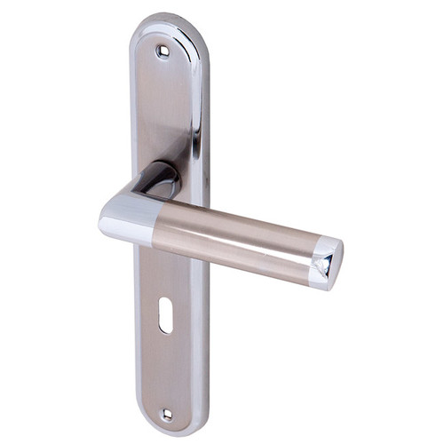 Door Handle Verso Daro 72mm, chrome/satin