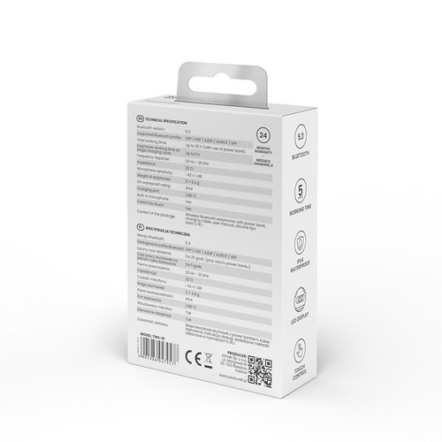 Savio Wireless earphonesTWS10 SAVIO