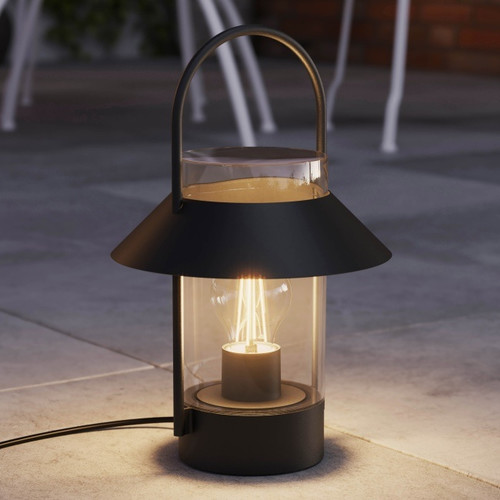 GoodHome Garden Outdoor LED Lamp Caprera E27 IP44, black