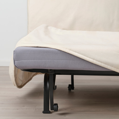 LYCKSELE MURBO 2-seat sofa-bed, Ransta natural