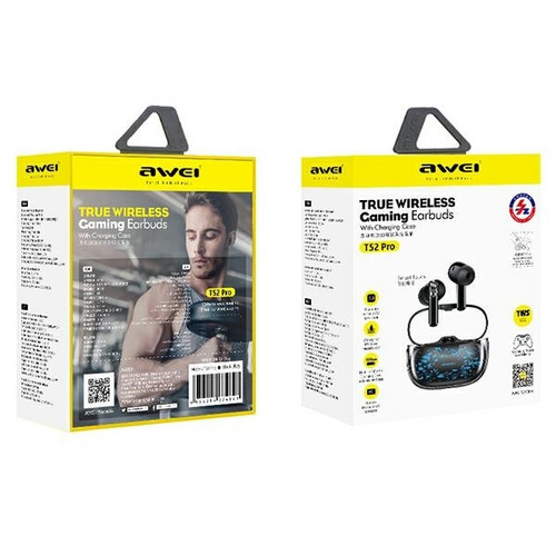 AWEI Bluetooth Earphones TWS T52 Pro2, black