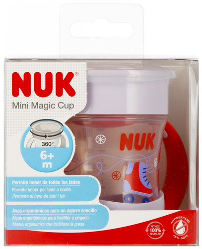 NUK Mini Magic Cup 160ml 6m+, red