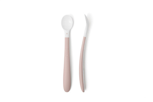 BABYBJÖRN Baby feeding spoon, 2-pack, Powder Pink, 6m+