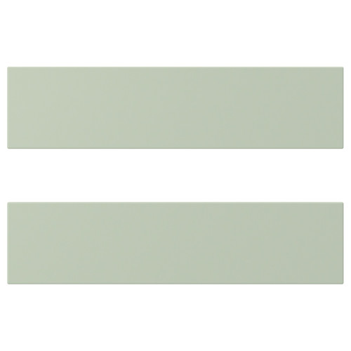 STENSUND Drawer front, light green, 40x10 cm