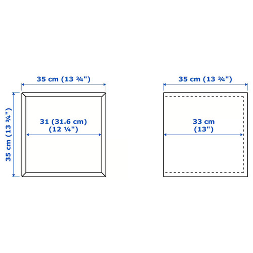 EKET Wall-mounted cabinet combination, white, 175x35x70 cm