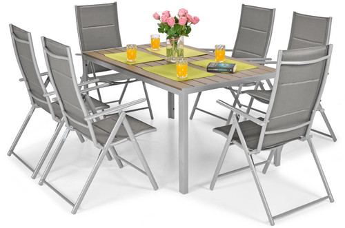 Outdoor Table Modena 150, silver